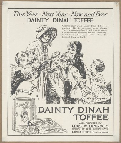 Dainty Dinah Toffee, ok. 1920 autorstwa Wilfred Fryer