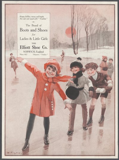 Firma obuwnicza Elliott, c1920 autorstwa Wilfred Fryer