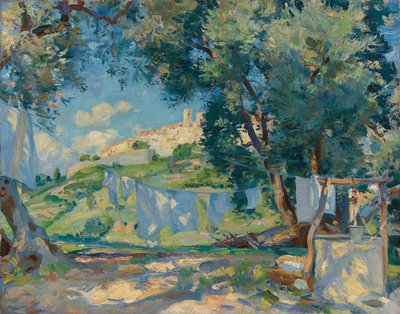 Lekki powiew, Biot, Prowansja autorstwa Wilfred Gabriel de Glehn