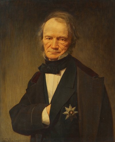 Naukowiec i tajny radny Johann Thaddäus Anton Peithner, Edler von Lichtenfels autorstwa Wilhelm A. Vita