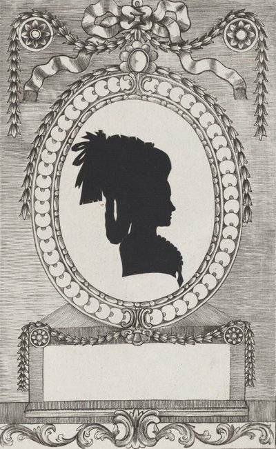 Sylwetka hrabiny Lodroni, 1784-1834. autorstwa Wilhelm Ackermann