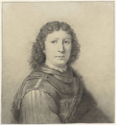 Portret młodego mężczyzny z obrożą i łańcuszkiem autorstwa Wilhelm Adrian Netscher