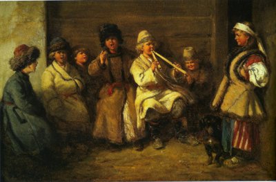 Dzieci śpiewające na Wielkanoc autorstwa Wilhelm Amandus Beer