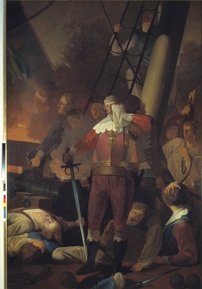 Christian IV o „Trójcy” w bitwie pod Koldberger Heide 1644 autorstwa Wilhelm Bendz