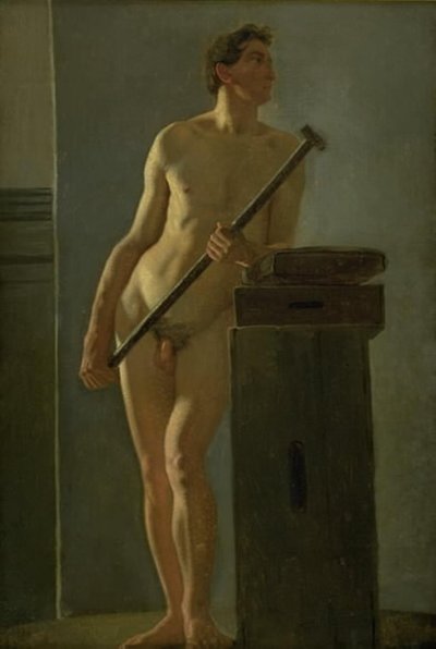 Męski model autorstwa Wilhelm Bendz