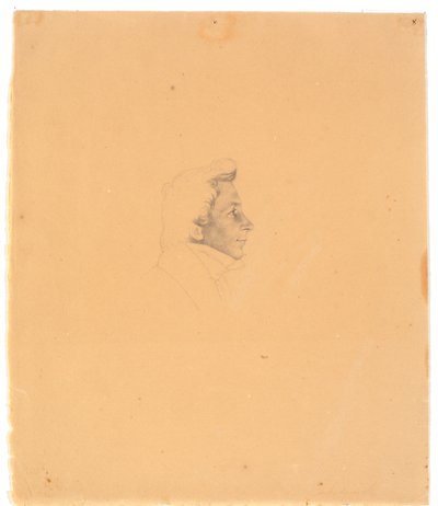 Porträt von Bernhard Stange autorstwa Wilhelm Bendz