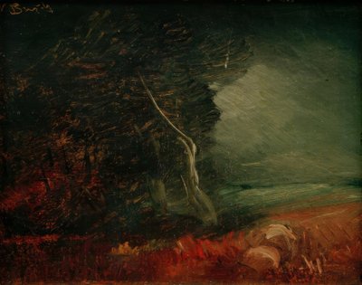 Ponura krawędź lasu (ogień ziemniaków) autorstwa Wilhelm Busch