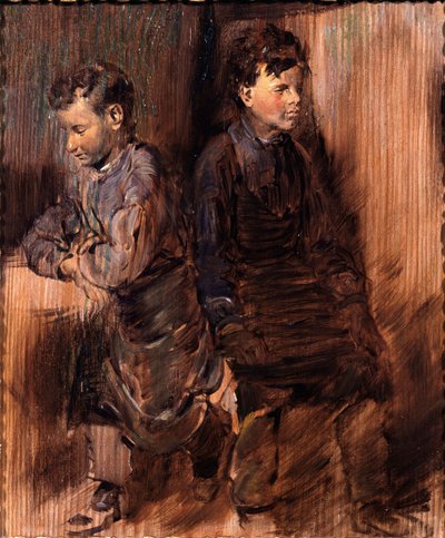 Dwóch chłopców autorstwa Wilhelm Busch