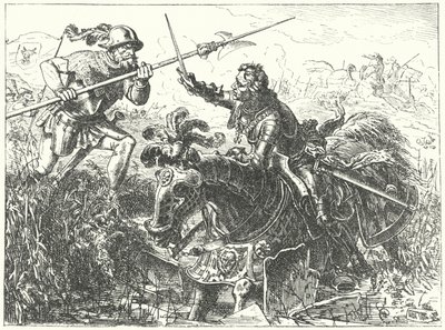Śmierć Karola Śmiałego, księcia Burgundii, w bitwie pod Nancy autorstwa Wilhelm Camphausen