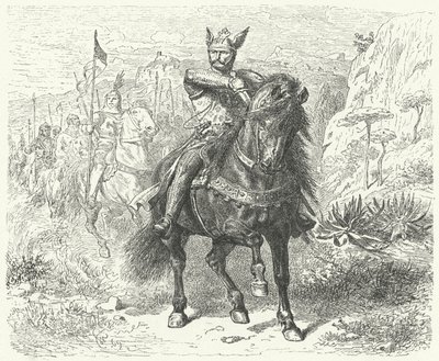 El Cid (grawerowanie) autorstwa Wilhelm Camphausen