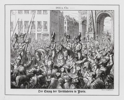 Wkroczenie aliantów do Paryża autorstwa Wilhelm Camphausen