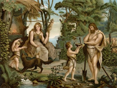 Rzeka Wypędzenia (kolor lito) autorstwa Wilhelm Ebbinghaus
