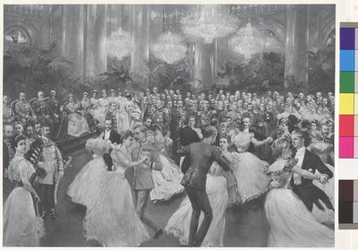 Bal na dworze - uzasadnienie kwadryla autorstwa Wilhelm Gause