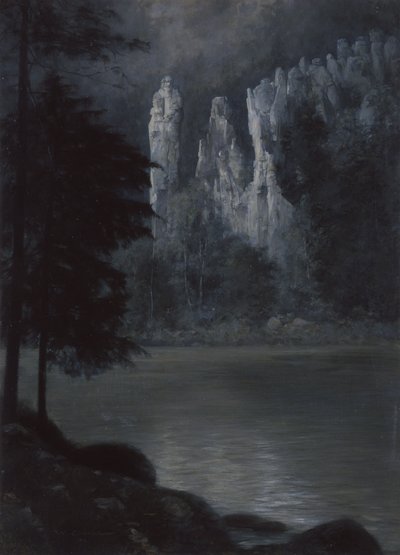 Hans Heiling (Skały Hansa Heilinga) autorstwa Wilhelm Gause