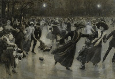 Impreza na lodzie, 1909 autorstwa Wilhelm Gause
