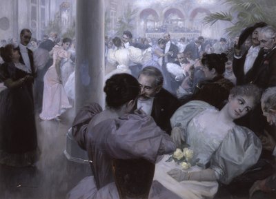 Reunion im Kurhaus (Bal w Domu Zdrojowym) autorstwa Wilhelm Gause
