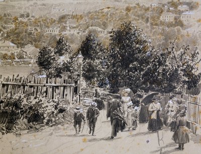 Wycieczka na wieś niedaleko Wiednia autorstwa Wilhelm Gause