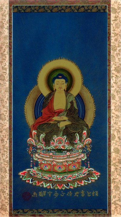 Amitabha, początek XIX wieku 1886 autorstwa Wilhelm Greve