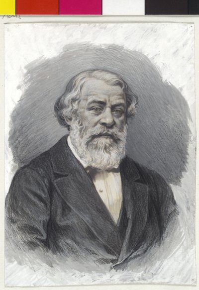 Eudoxius baron Hormuzaki (Eudoxiu Hurmuzaki) autorstwa Wilhelm Hecht