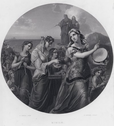 Miriam (grawerunek) autorstwa Wilhelm Hensel