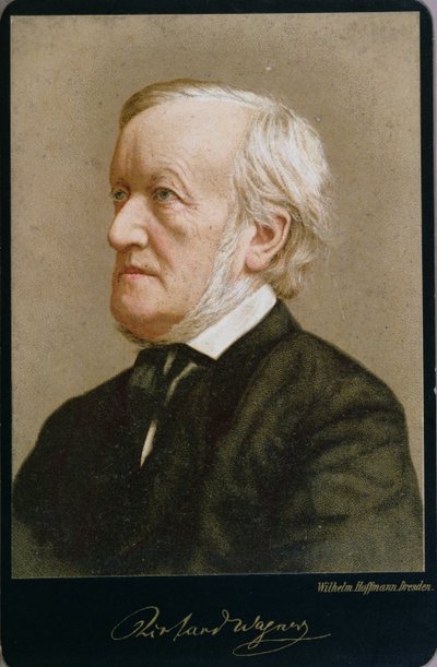 Portret Ryszarda Wagnera (1813-83) (zdjęcie kolorowe) autorstwa Wilhelm Hoffmann