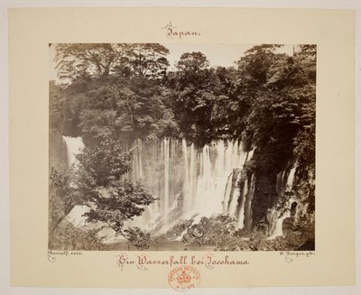 Wodospad w Jokohamie. autorstwa Wilhelm J. Burger