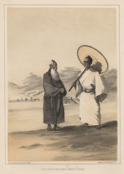 Kostiumy Lew Chew, klasa średnia, 1855 r autorstwa Wilhelm Joseph Heine