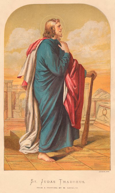 Św. Judasz Tadeusz, połowa końca XIX wieku. autorstwa Wilhelm Kandler