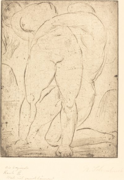 Pasja II (Pasja II) autorstwa Wilhelm Lehmbruck