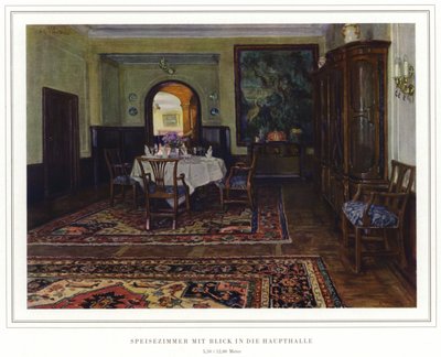 Biznes producentów dywanów Fabryka dywanów Halfmoon firmy Koch und Te Kock (kolor lito) autorstwa Wilhelm Ludwig Heinrich Claudius