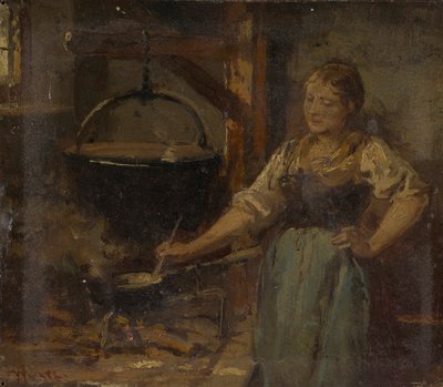 Chłopskie wnętrze autorstwa Wilhelm Marc