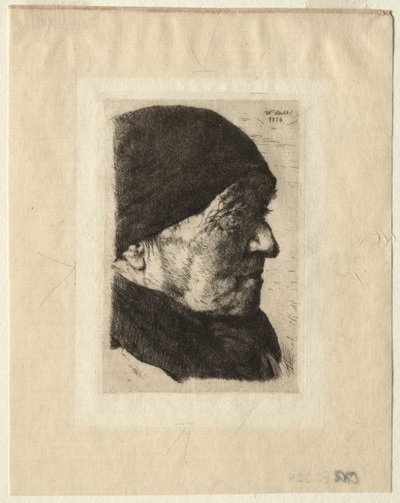 Głowa Chłopa, 1874. autorstwa Wilhelm Maria Hubertus Leibl