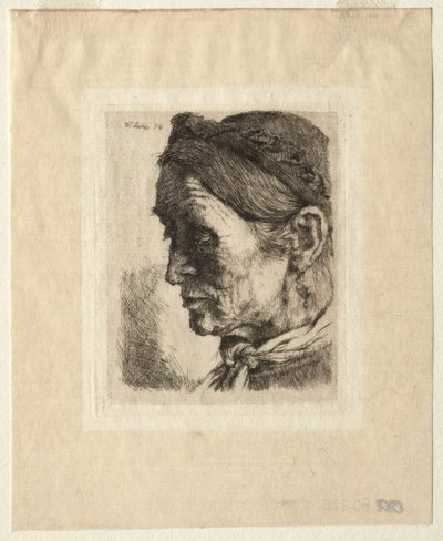 Głowa wieśniaczki, 1874. autorstwa Wilhelm Maria Hubertus Leibl