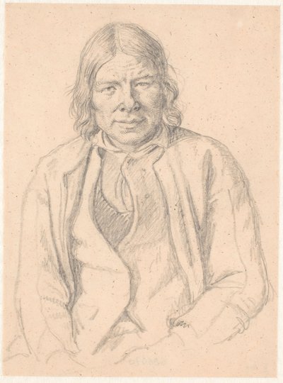 Popiersie szwedzkiego rolnika autorstwa Wilhelm Marstrand