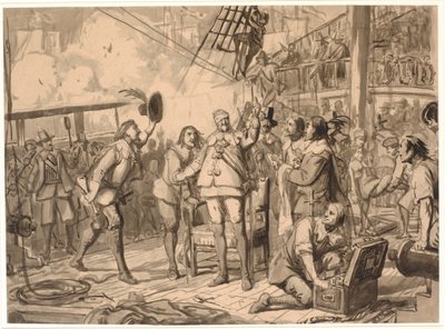 Chr. 4. na „Trójcy” autorstwa Wilhelm Marstrand