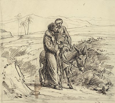 Dobry Samarytanin towarzyszy rannym autorstwa Wilhelm Marstrand