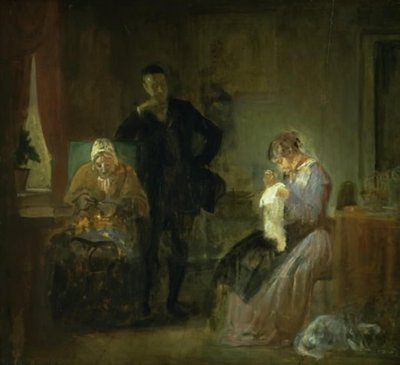 Wizyta zalotnika autorstwa Wilhelm Marstrand