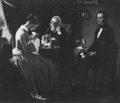 Wizyta zalotnika autorstwa Wilhelm Marstrand
