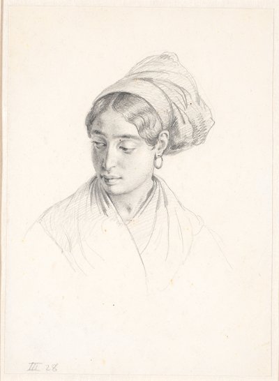 Głowa Włoszki autorstwa Wilhelm Marstrand