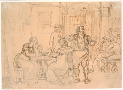 Osteriscene autorstwa Wilhelm Marstrand