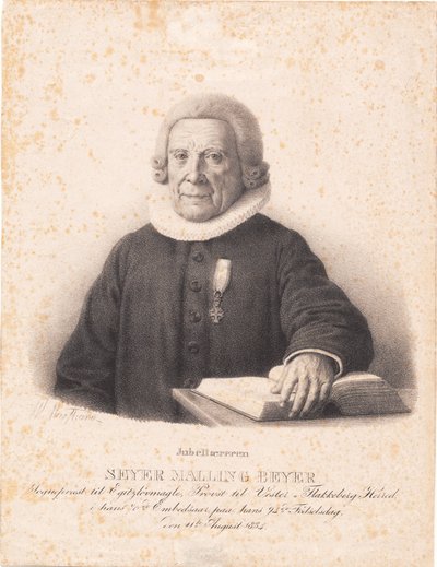 Pastor SM Beyer autorstwa Wilhelm Marstrand