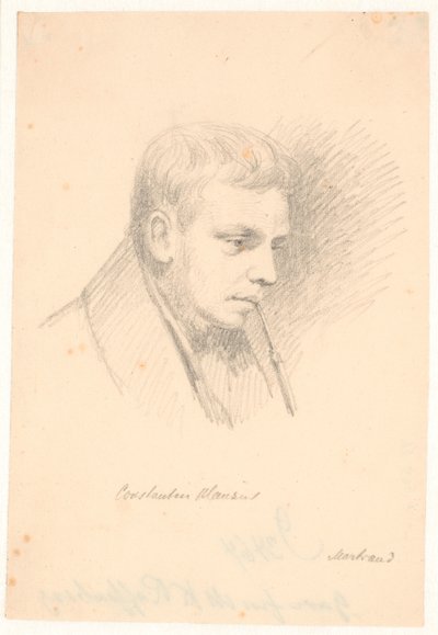 Portret Constantina Hansena autorstwa Wilhelm Marstrand