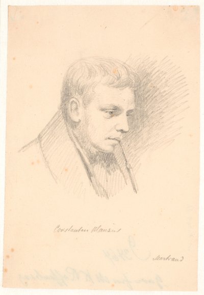 Portret Constantina Hansena autorstwa Wilhelm Marstrand