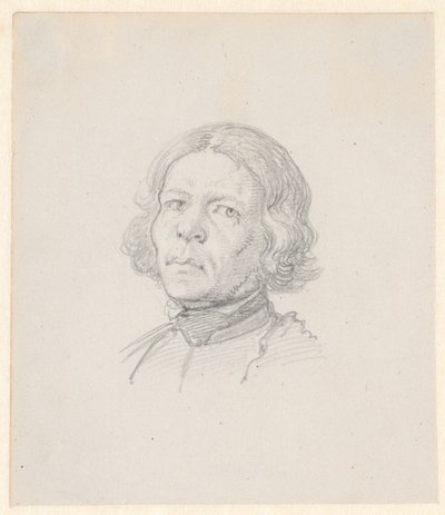 Portret głowy, szwedzki rolnik autorstwa Wilhelm Marstrand