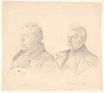 Portrety dwóch obywateli Roskilde „Ehlers” i „Brünniche autorstwa Wilhelm Marstrand
