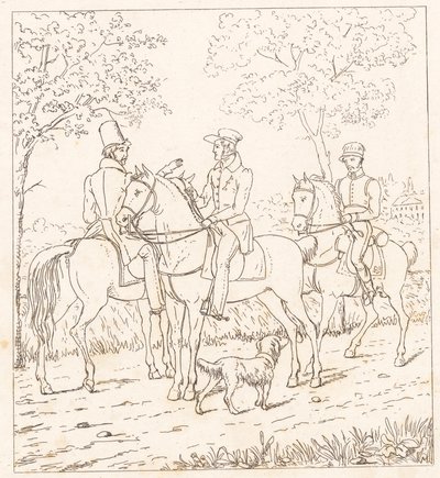 Jeźdźcy autorstwa Wilhelm Marstrand