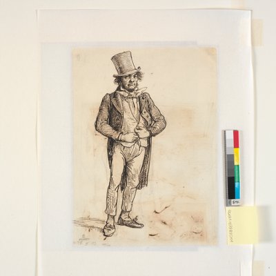 Studium postaci szewca w niedzielnym stroju w innym wydaniu autorstwa Wilhelm Marstrand