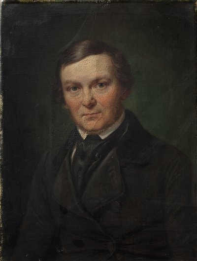 Architekt Gottlieb Bindesbøll autorstwa Wilhelm Marstrand
