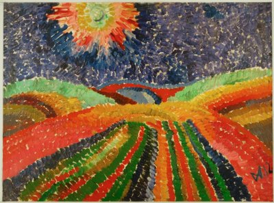 Droga polna autorstwa Wilhelm Morgner