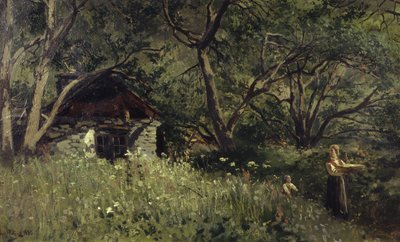 Letnie wypieki (olej na płótnie) autorstwa Wilhelm Peters